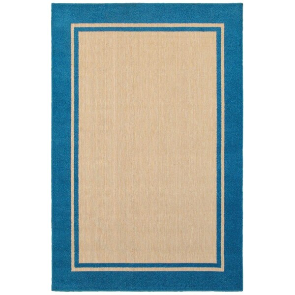 Oriental Weavers Cayman 5594B 2x4 Rectangle - Sand/ Blue-Polypropylene C5594B056100ST - main